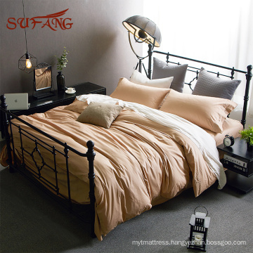 Super fashion california extra size Pima cotton bedding duvet cover set with decorative pillow